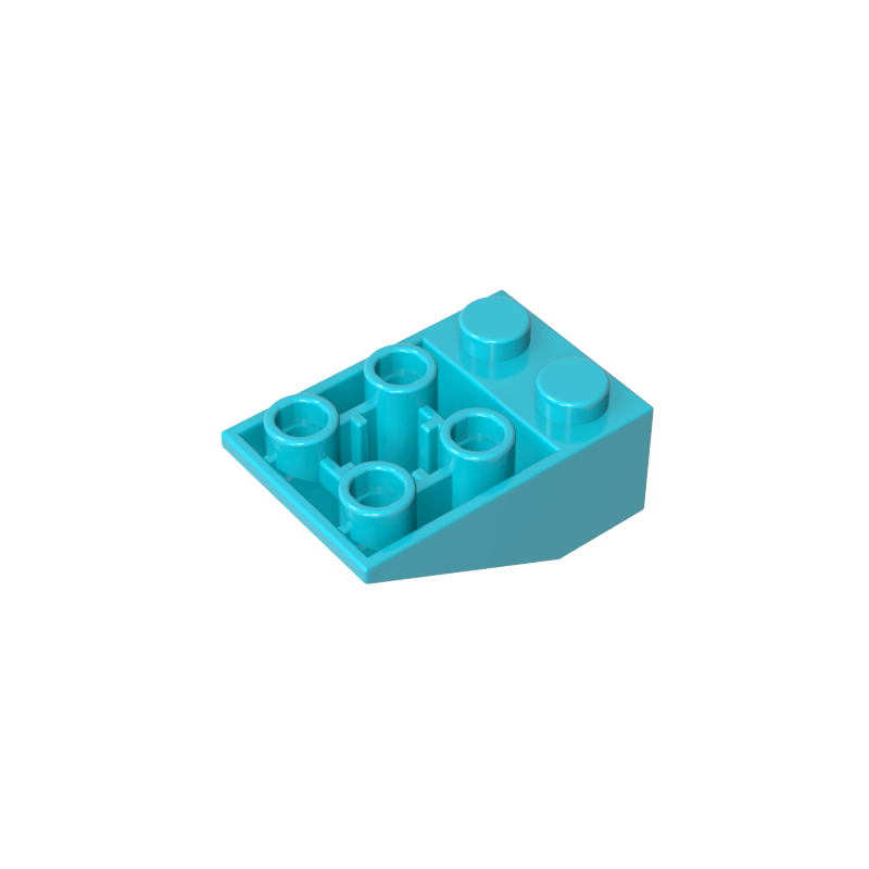 3747b | Slope, Inverted 33 3 x 2 with Hollow Round Bottom Tube