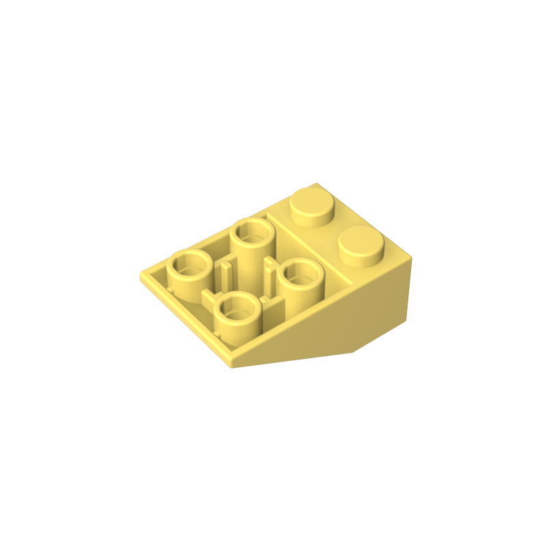 3747b | Slope, Inverted 33 3 x 2 with Hollow Round Bottom Tube