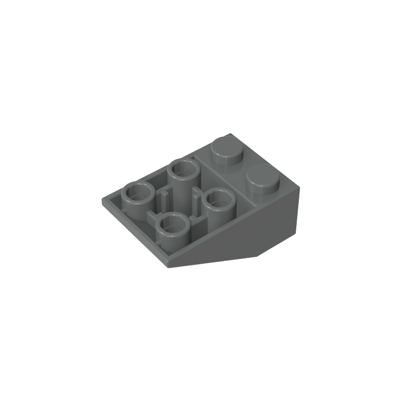 3747b | Slope, Inverted 33 3 x 2 with Hollow Round Bottom Tube