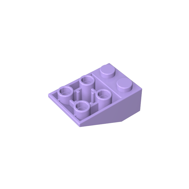 3747b | Slope, Inverted 33 3 x 2 with Hollow Round Bottom Tube