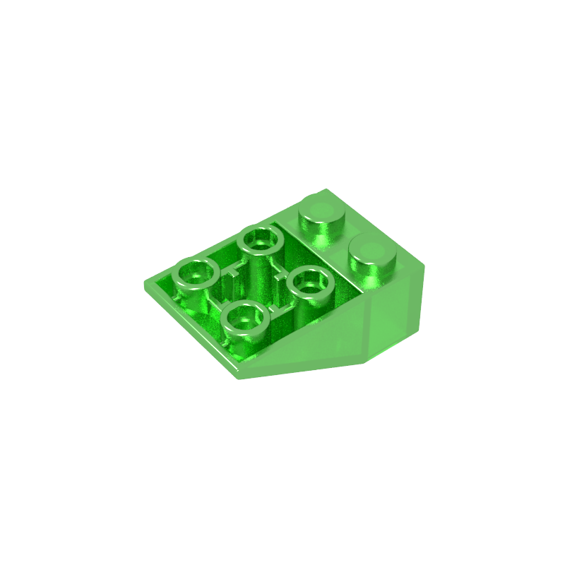 3747b | Slope, Inverted 33 3 x 2 with Hollow Round Bottom Tube