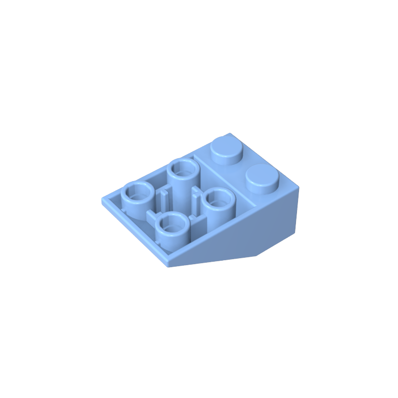 3747b | Slope, Inverted 33 3 x 2 with Hollow Round Bottom Tube