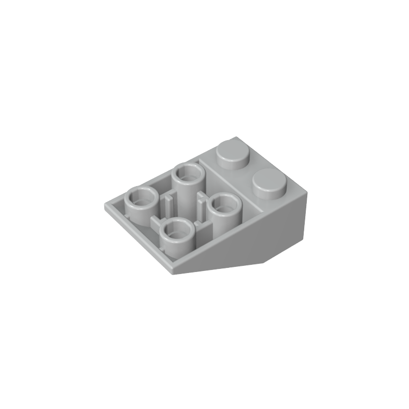 3747b | Slope, Inverted 33 3 x 2 with Hollow Round Bottom Tube