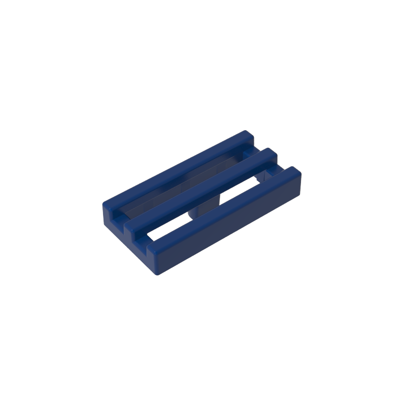 2412b | Tile, Modified 1 x 2 Grille without Bottom Groove / Lip