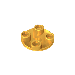 2654a | Plate, Round 2 x 2 with Rounded Bottom (Boat Stud)