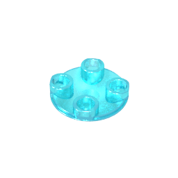 2654a | Plate, Round 2 x 2 with Rounded Bottom (Boat Stud)