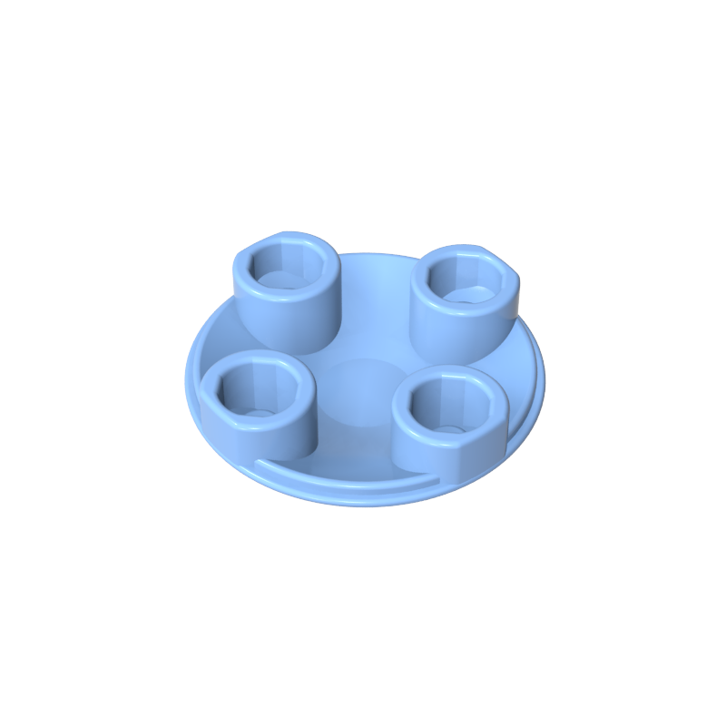 2654a | Plate, Round 2 x 2 with Rounded Bottom (Boat Stud)