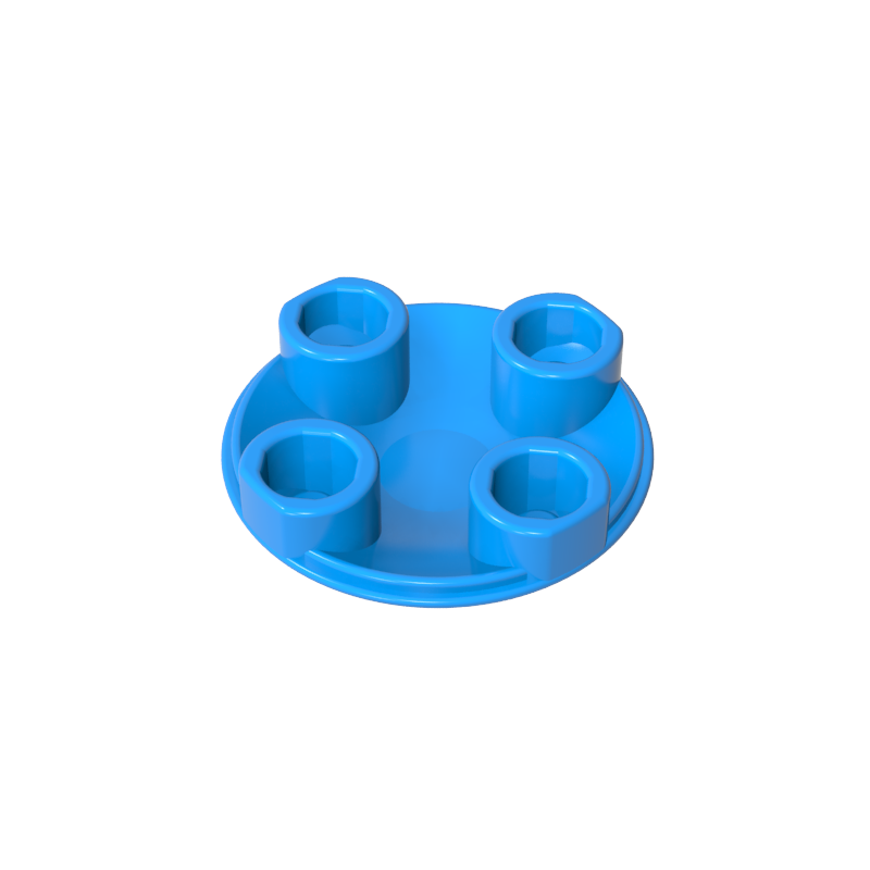 2654a | Plate, Round 2 x 2 with Rounded Bottom (Boat Stud)