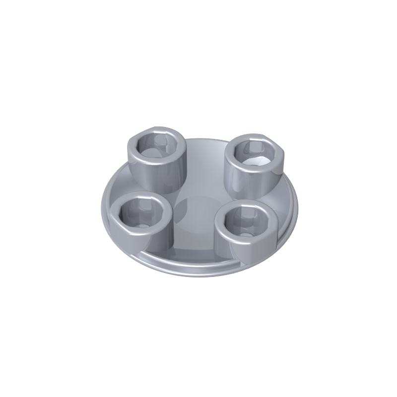2654a | Plate, Round 2 x 2 with Rounded Bottom (Boat Stud)
