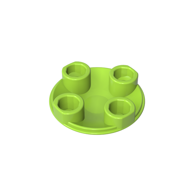 2654a | Plate, Round 2 x 2 with Rounded Bottom (Boat Stud)
