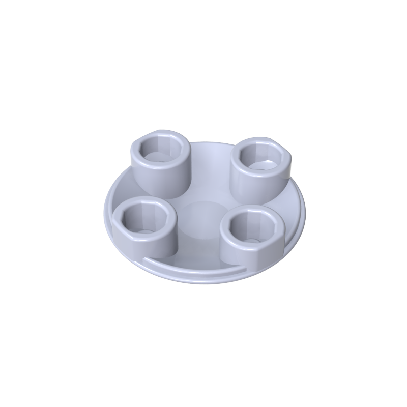 2654a | Plate, Round 2 x 2 with Rounded Bottom (Boat Stud)