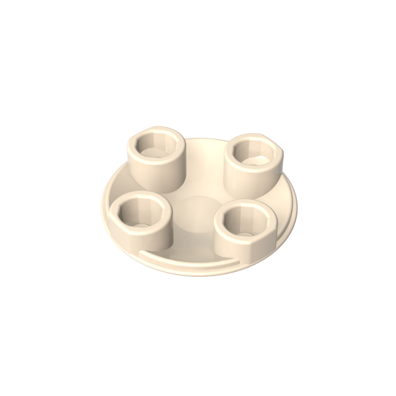 2654a | Plate, Round 2 x 2 with Rounded Bottom (Boat Stud)