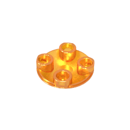 2654a | Plate, Round 2 x 2 with Rounded Bottom (Boat Stud)