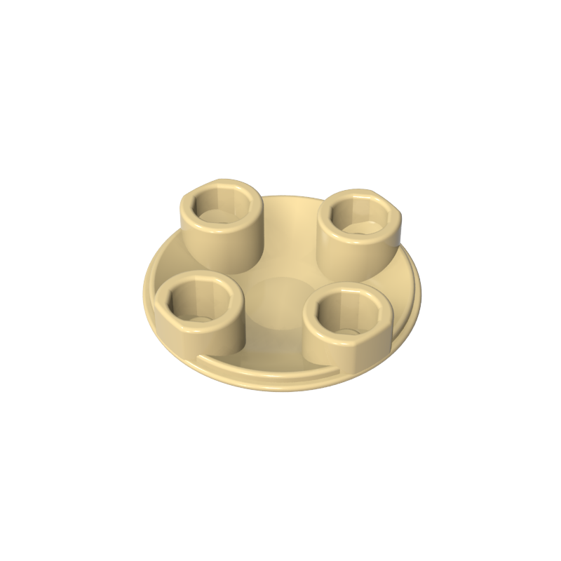 2654a | Plate, Round 2 x 2 with Rounded Bottom (Boat Stud)
