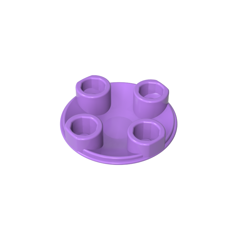 2654a | Plate, Round 2 x 2 with Rounded Bottom (Boat Stud)