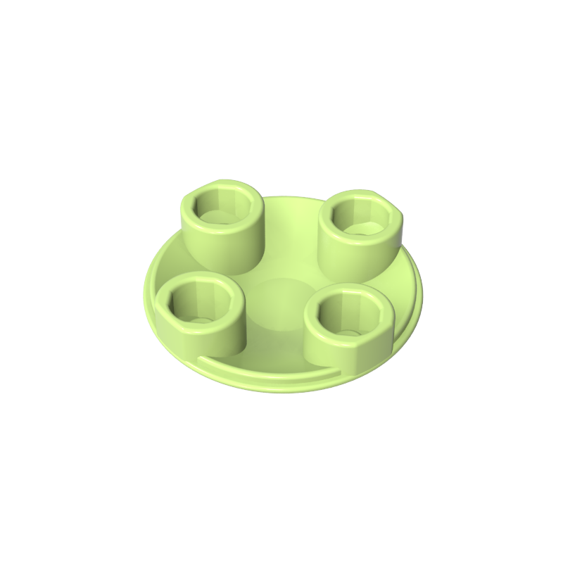 2654a | Plate, Round 2 x 2 with Rounded Bottom (Boat Stud)