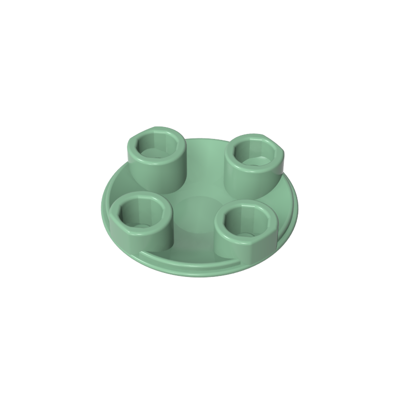 2654a | Plate, Round 2 x 2 with Rounded Bottom (Boat Stud)