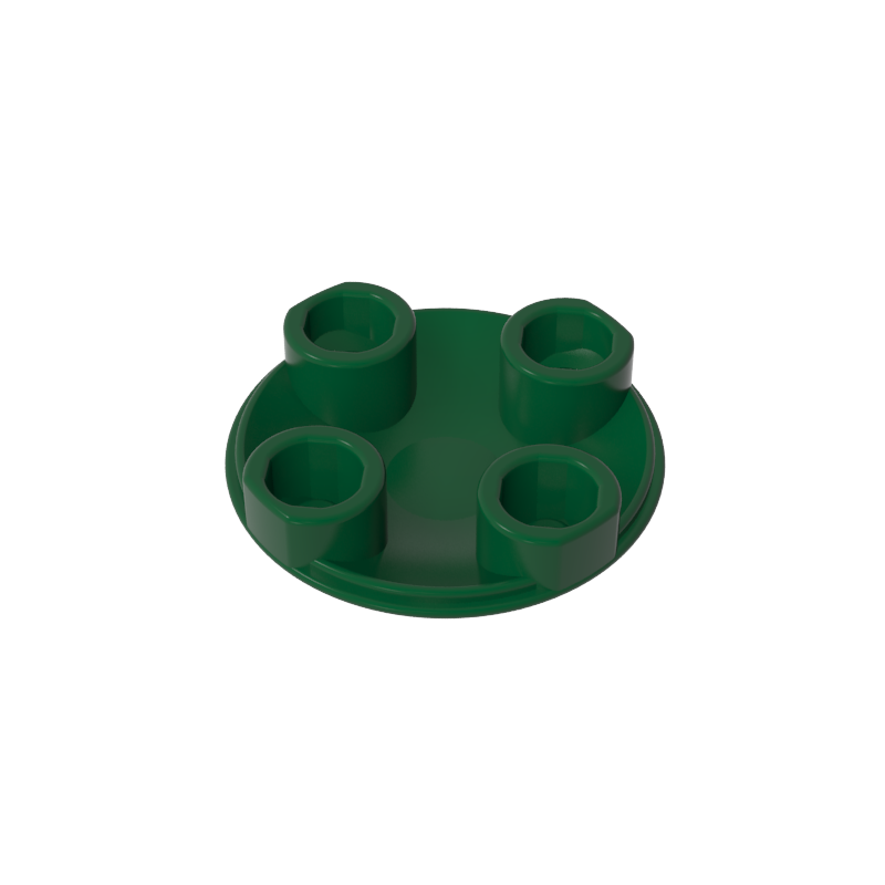 2654a | Plate, Round 2 x 2 with Rounded Bottom (Boat Stud)