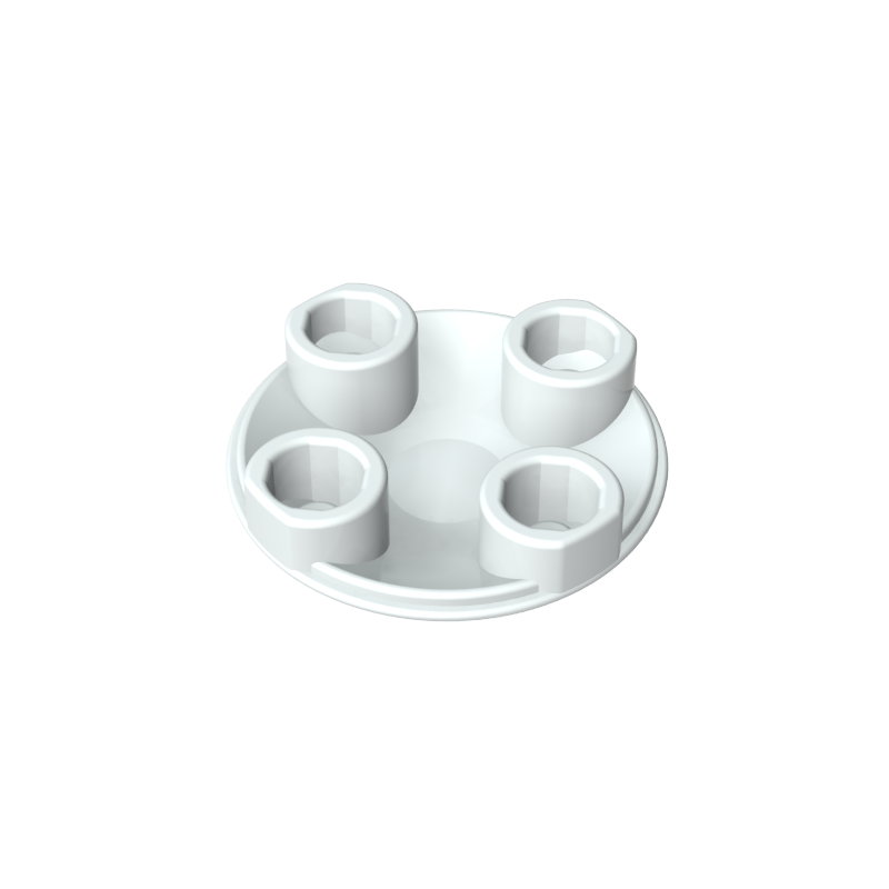 2654a | Plate, Round 2 x 2 with Rounded Bottom (Boat Stud)