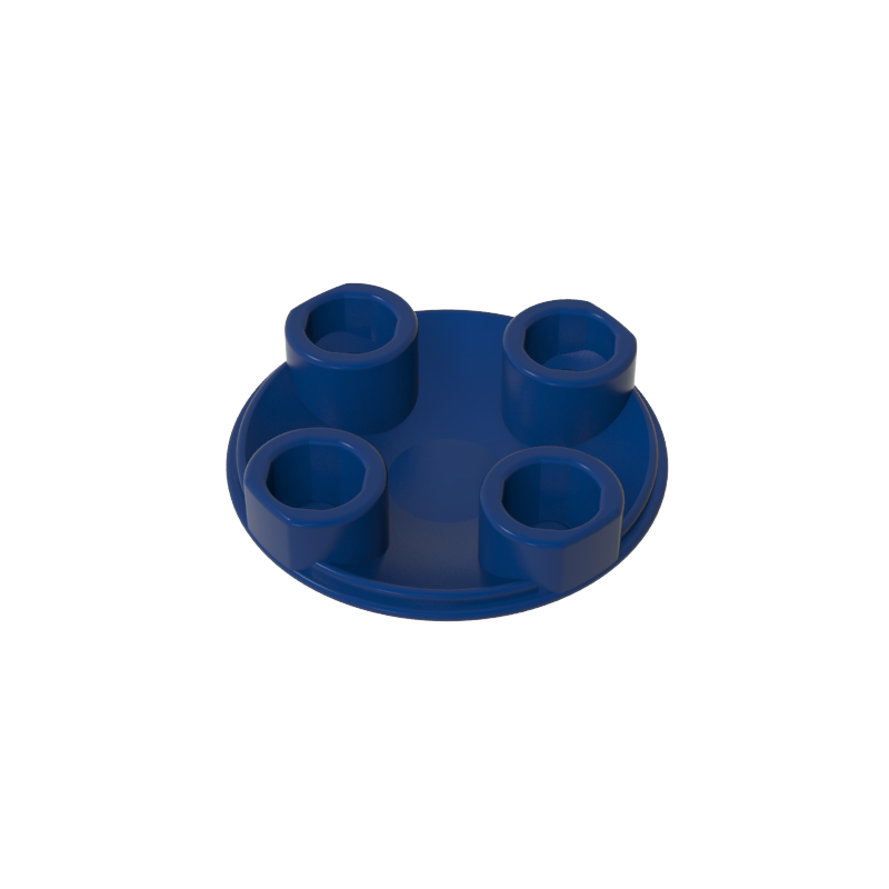 2654a | Plate, Round 2 x 2 with Rounded Bottom (Boat Stud)