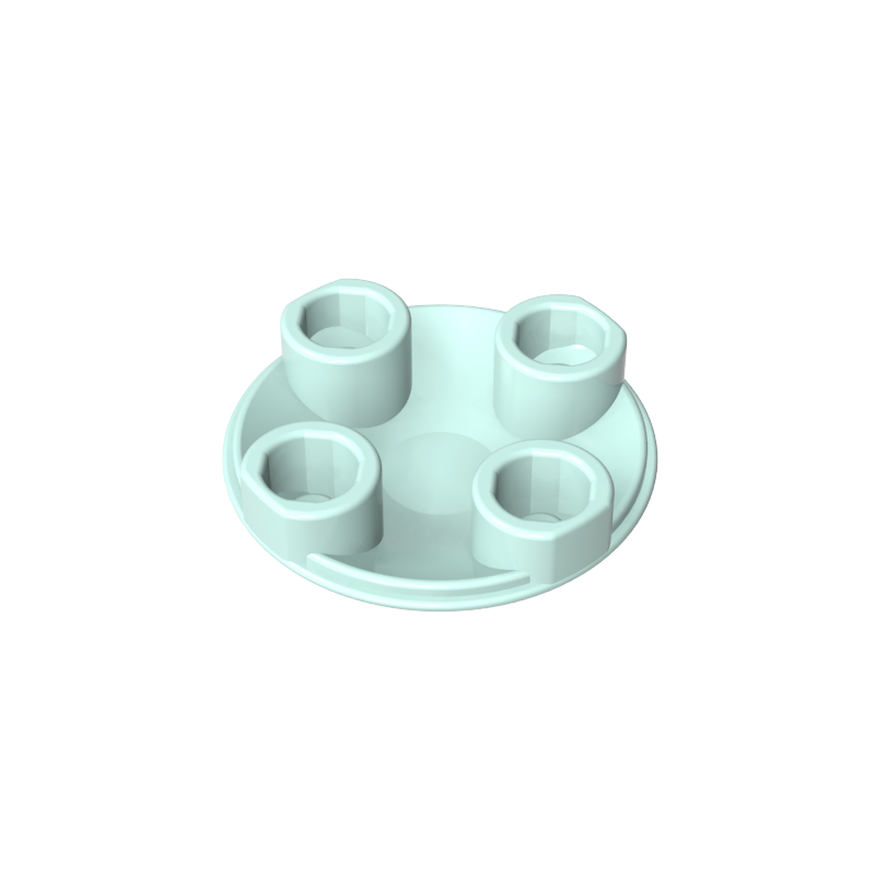 2654a | Plate, Round 2 x 2 with Rounded Bottom (Boat Stud)