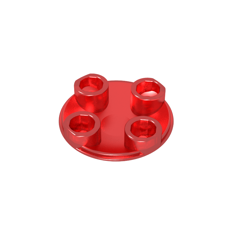 2654a | Plate, Round 2 x 2 with Rounded Bottom (Boat Stud)