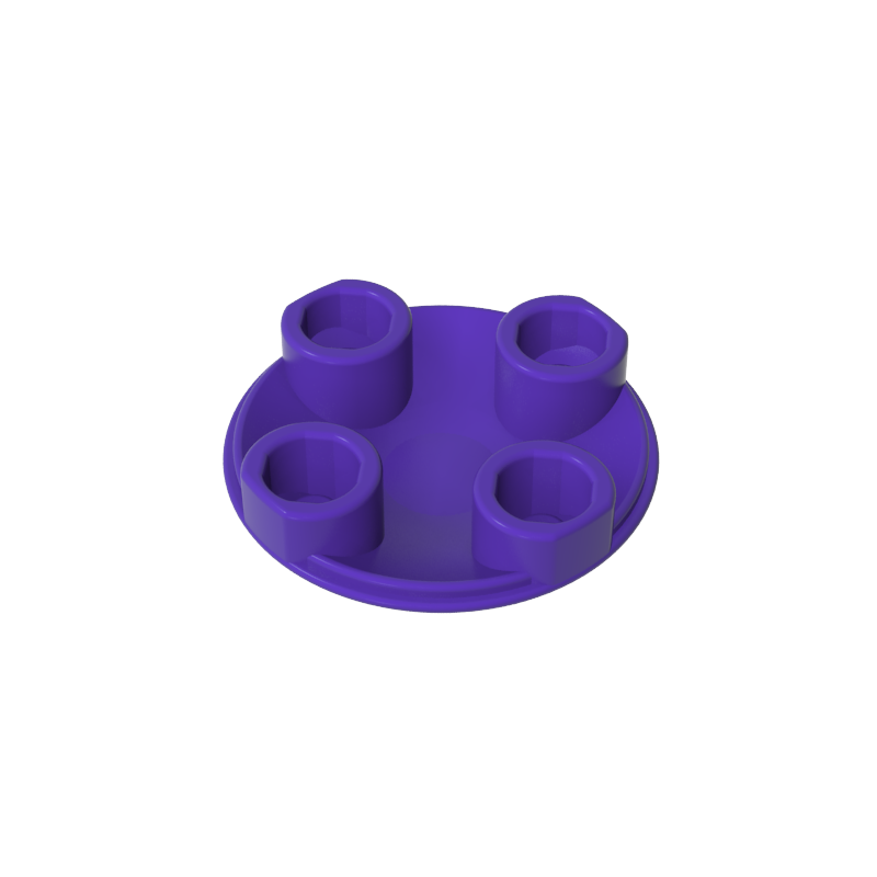 2654a | Plate, Round 2 x 2 with Rounded Bottom (Boat Stud)