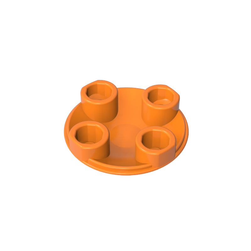 2654a | Plate, Round 2 x 2 with Rounded Bottom (Boat Stud)
