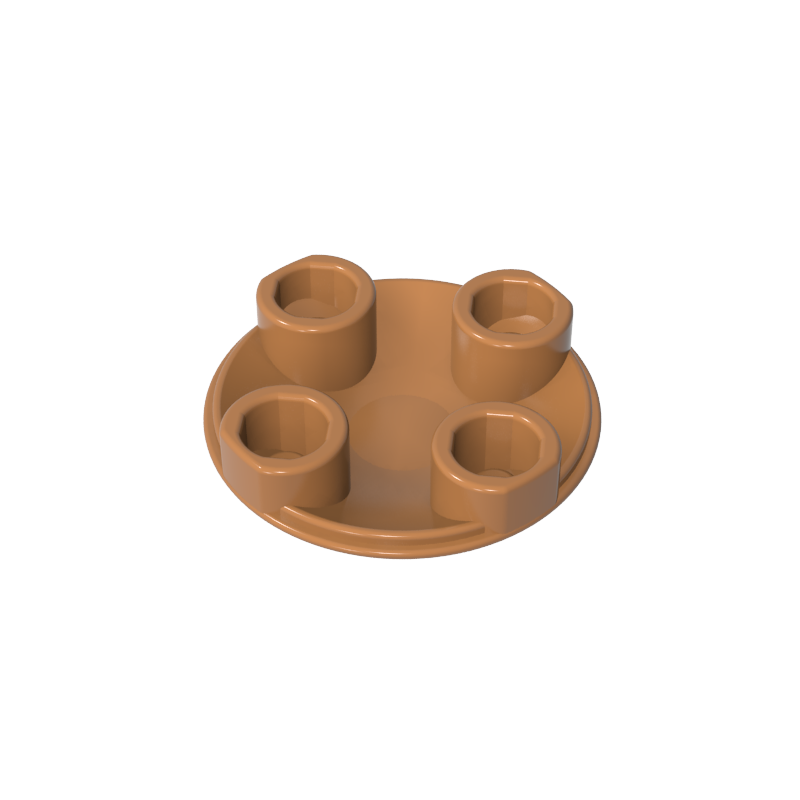2654a | Plate, Round 2 x 2 with Rounded Bottom (Boat Stud)