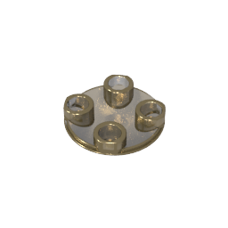 2654a | Plate, Round 2 x 2 with Rounded Bottom (Boat Stud)