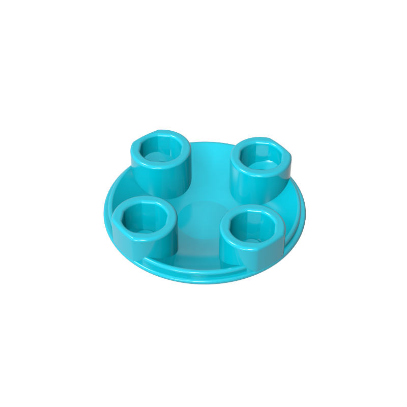 2654a | Plate, Round 2 x 2 with Rounded Bottom (Boat Stud)