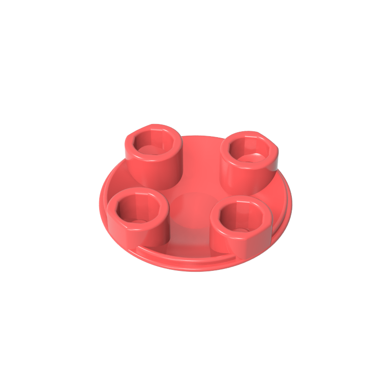 2654a | Plate, Round 2 x 2 with Rounded Bottom (Boat Stud)