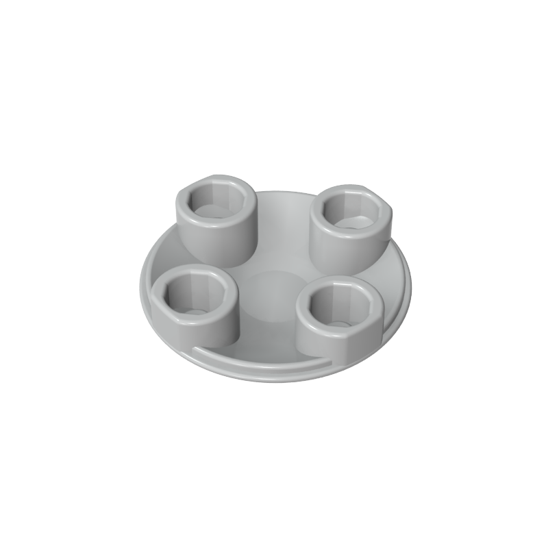 2654a | Plate, Round 2 x 2 with Rounded Bottom (Boat Stud)