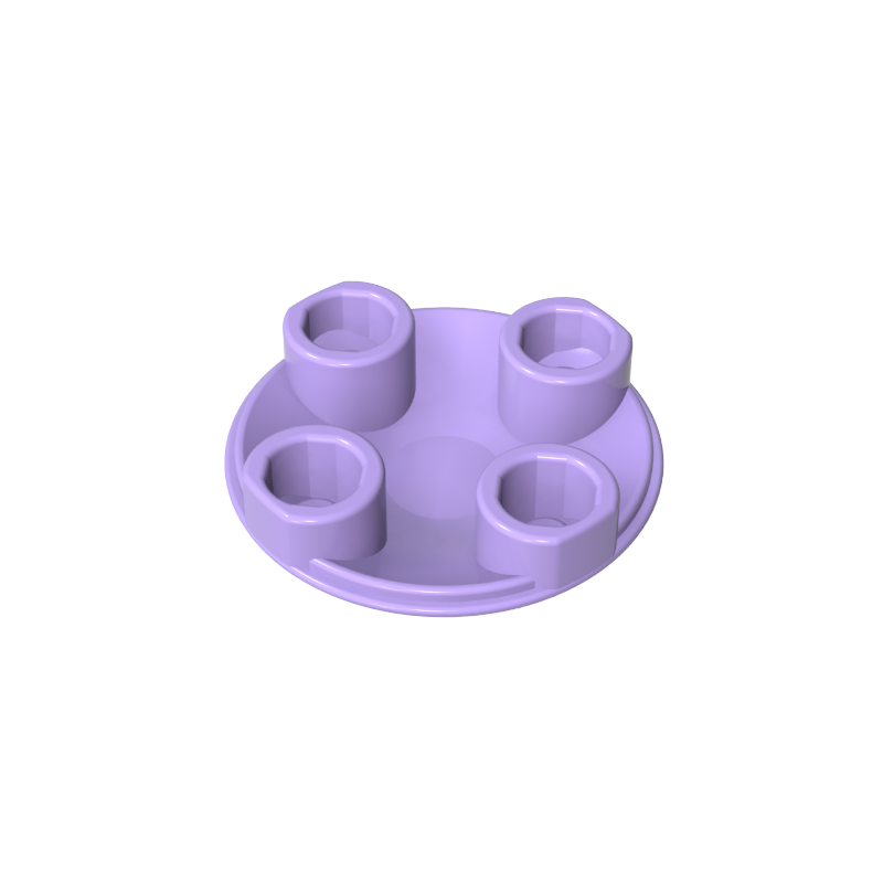 2654a | Plate, Round 2 x 2 with Rounded Bottom (Boat Stud)