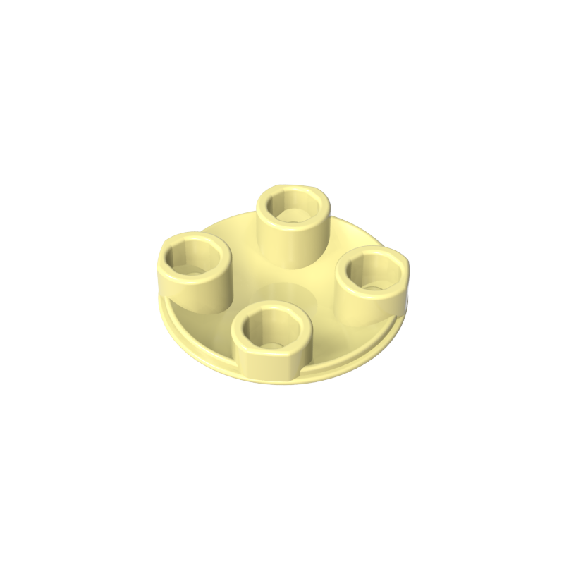 2654a | Plate, Round 2 x 2 with Rounded Bottom (Boat Stud)