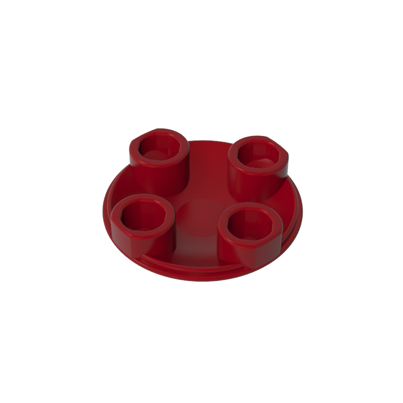 2654a | Plate, Round 2 x 2 with Rounded Bottom (Boat Stud)