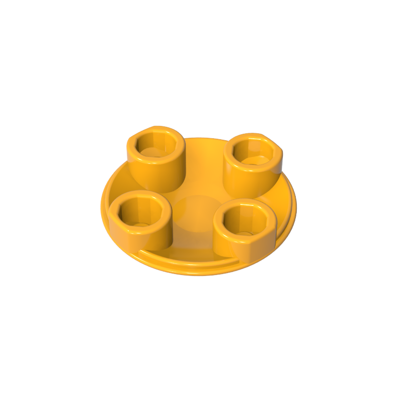 2654a | Plate, Round 2 x 2 with Rounded Bottom (Boat Stud)