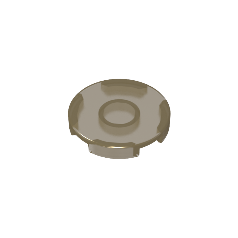 14769 | Tile, Round 2 x 2 with Bottom Stud Holder