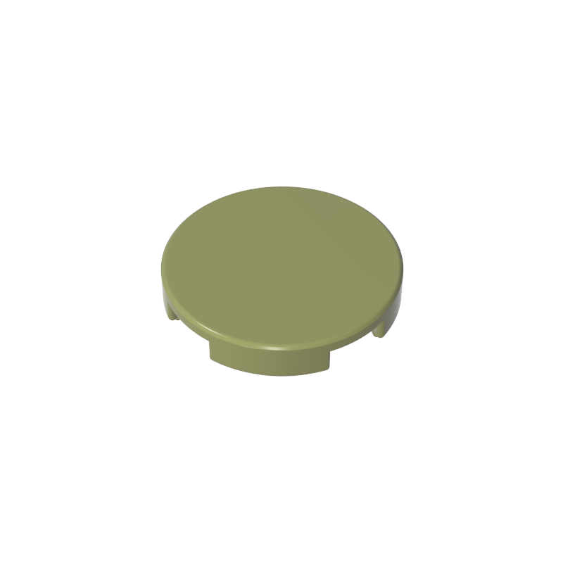 14769 | Tile, Round 2 x 2 with Bottom Stud Holder