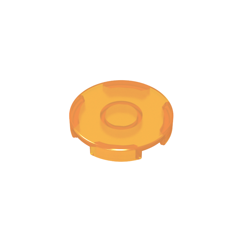14769 | Tile, Round 2 x 2 with Bottom Stud Holder