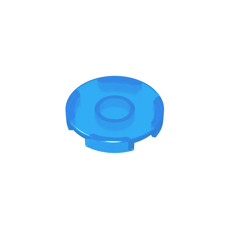 14769 | Tile, Round 2 x 2 with Bottom Stud Holder
