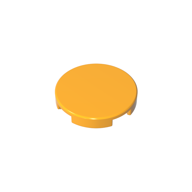 14769 | Tile, Round 2 x 2 with Bottom Stud Holder