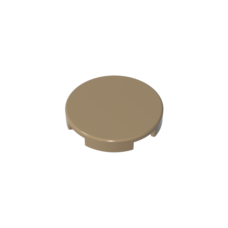 14769 | Tile, Round 2 x 2 with Bottom Stud Holder