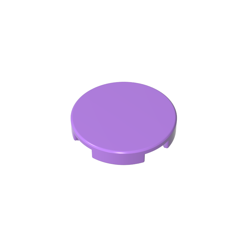 14769 | Tile, Round 2 x 2 with Bottom Stud Holder