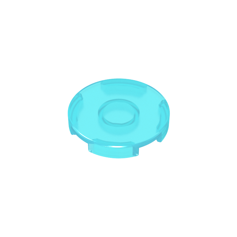 14769 | Tile, Round 2 x 2 with Bottom Stud Holder