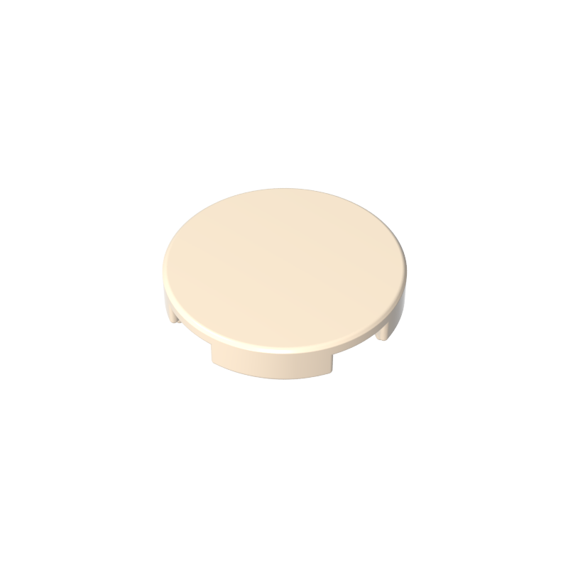 14769 | Tile, Round 2 x 2 with Bottom Stud Holder
