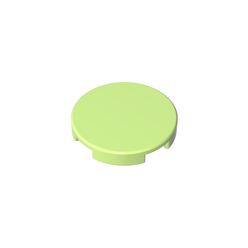14769 | Tile, Round 2 x 2 with Bottom Stud Holder