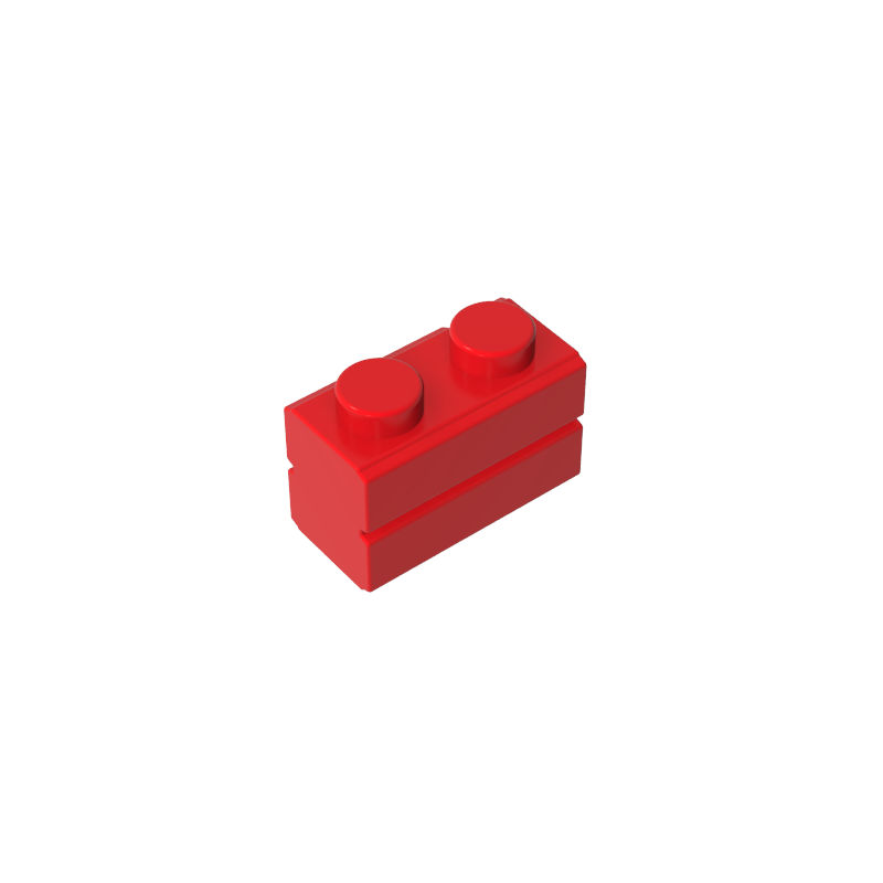 98283 | Brick, Modified 1 x 2 with Masonry Profile