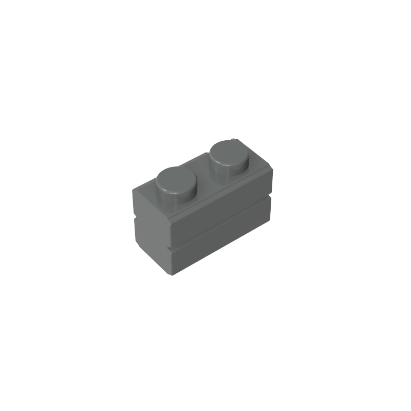 98283 | Brick, Modified 1 x 2 with Masonry Profile