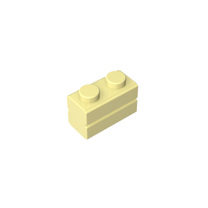 98283 | Brick, Modified 1 x 2 with Masonry Profile